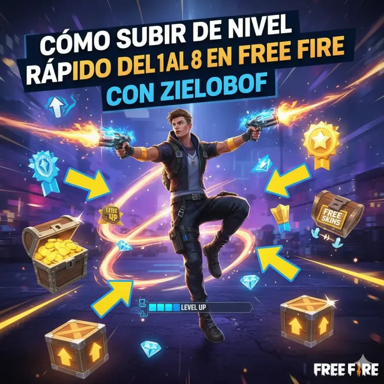Cómo subir del 1 al 8 en Free Fire