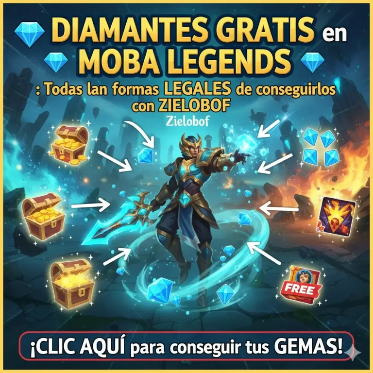 Diamantes gratis en MOBA Legends