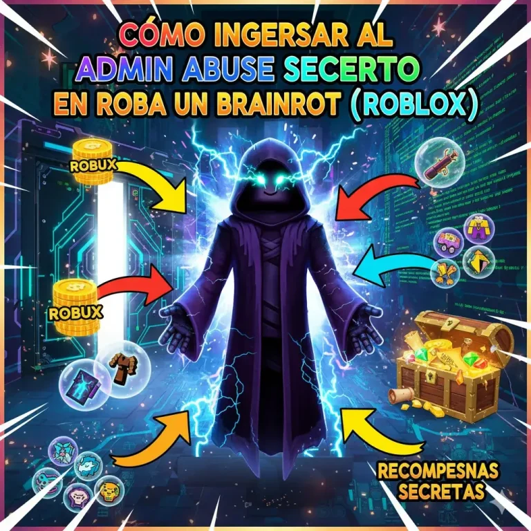 entrar al Admin Abuse secreto en Roba un Brainrot