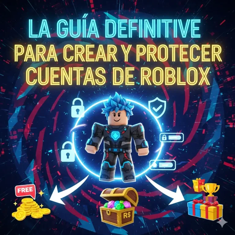 crear y proteger cuentas de Roblox